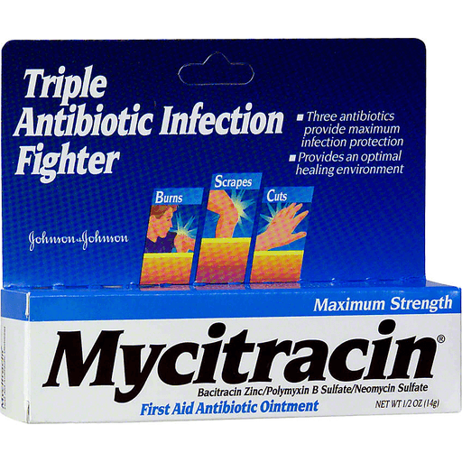 Mycitracin® Triple Antibioticgeneric Neomycin Polymyxin And Bacitracin Topical 1306