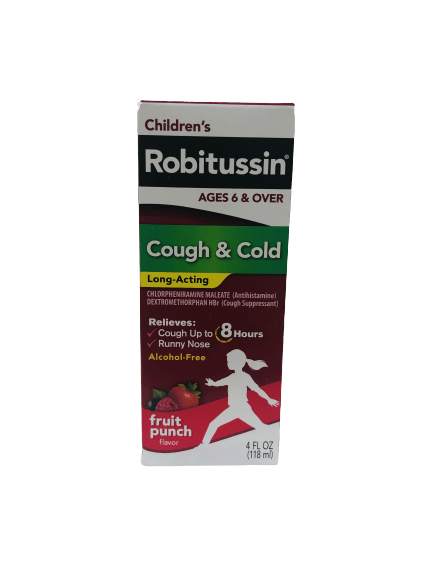 Robitussin Cough And Cold Long-acting (generic Dextromethorphan 