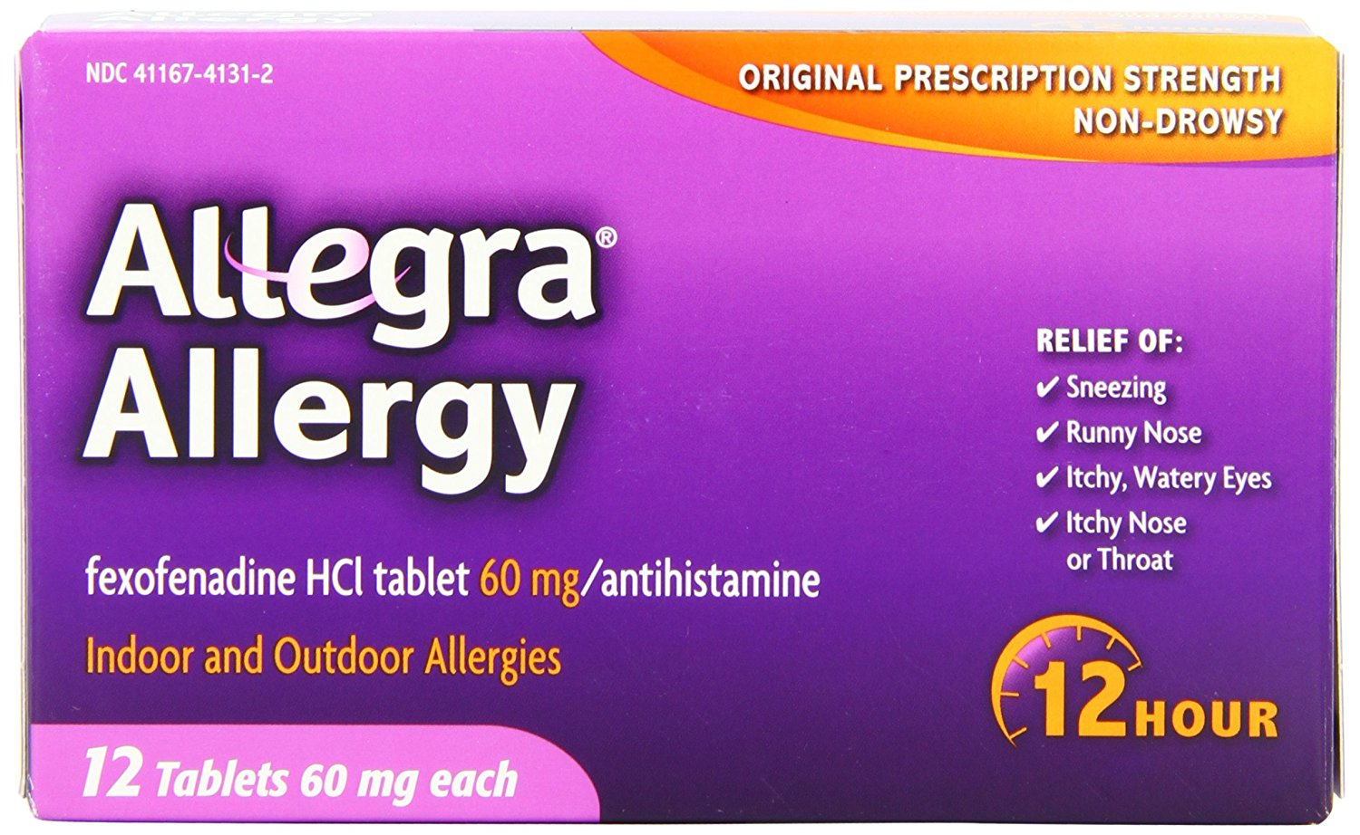 what is the generic name of allegra