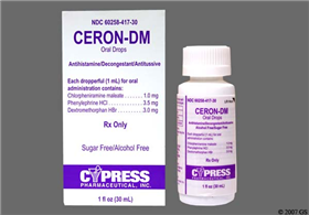 Ceron Dm Dosage Chart